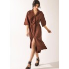 SIRENE EGEENNE dress  Melite BROWN