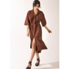 SIRENE EGEENNE dress  Melite BROWN