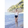 SIRENE EGEENNE Swimwear one piece Ifis WHITE-BLACK